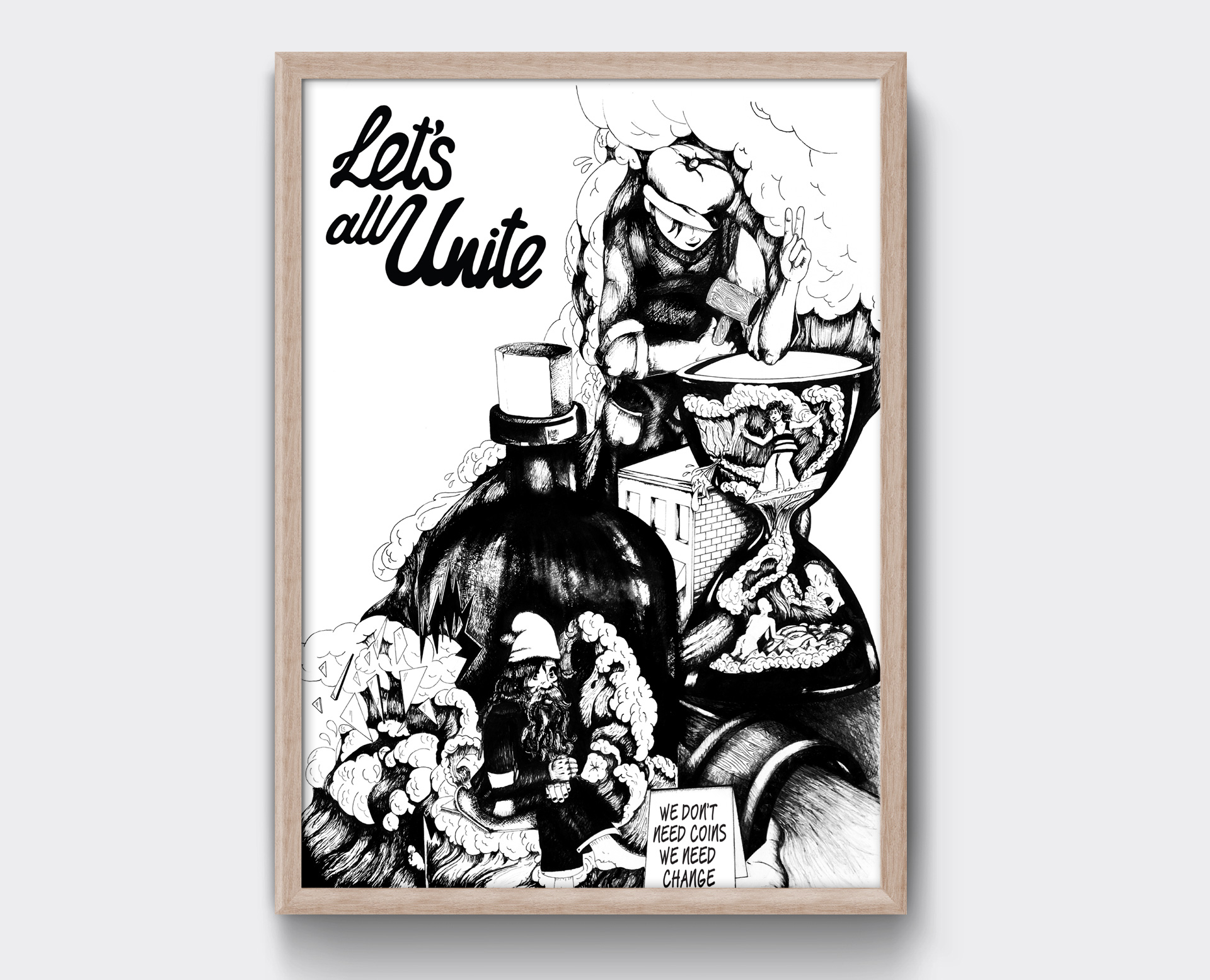 let’s all unite poster